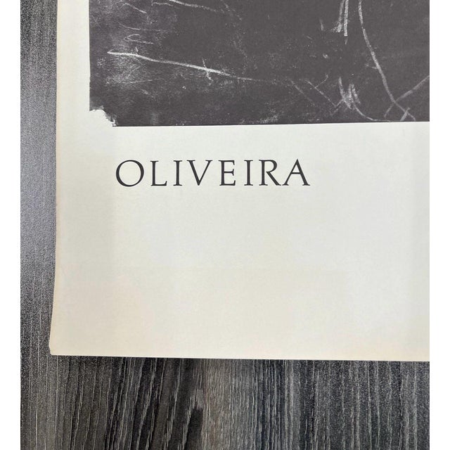 1970s Vintage Nathan Oliveira Poster From Stanford University Exhibition Print For Sale - Image 4 of 7