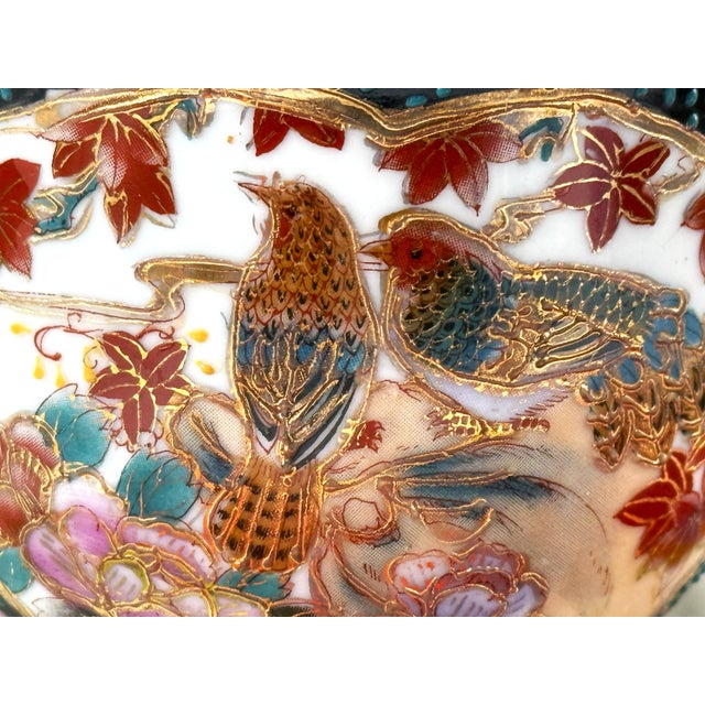 Ceramic Mid Century Chinese Chinoiserie Planter With Water Tray For Sale - Image 7 of 11