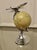 Desk Ornament World Globe with Chrome Model Aeroplane, 1960s For Sale - Image 3 of 8