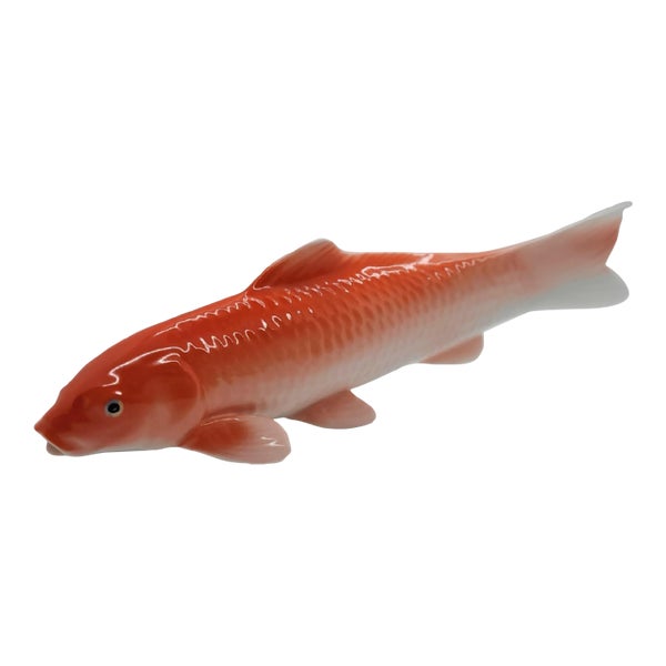Noritake BONE CHINA 魚 置物 フィギュア Vintage Noritake Japan Koi Fish Bone China Nippon Toki Kaisha