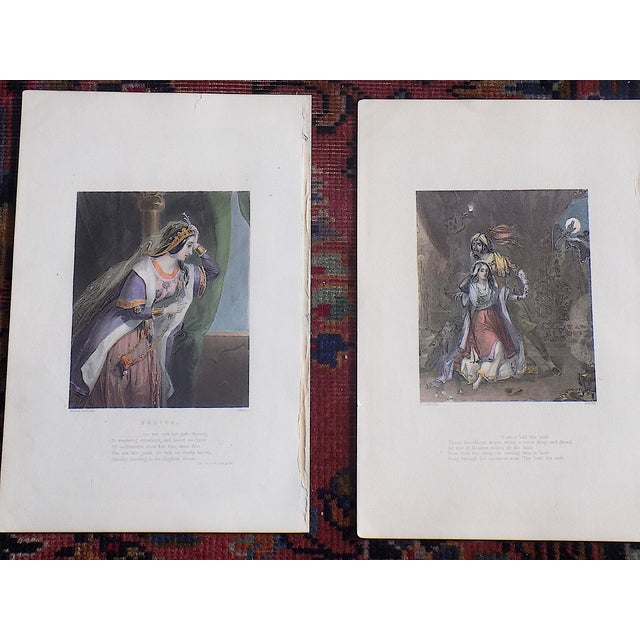 Authentic Antique 19th Century. Engravings of Victorian Women - Set of 11 For Sale In Cincinnati - Image 6 of 8