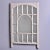 Early 20th Century English White Painted Window Frame Mirror For Sale - Image 12 of 12