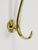 1950s Mid-Century Curved Brass Wall Coat Hooks from Werkstätte Hagenauer Wien, 1950s, Set of 2 For Sale - Image 5 of 13