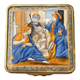 Halcyon Days Enamel Box For Sale