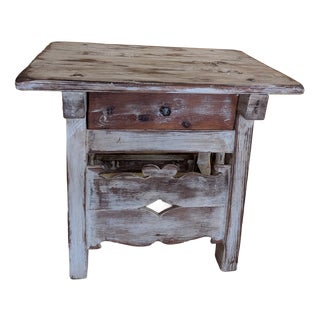 Rustic Side Table, 1960 For Sale