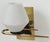 Mid-Century French Sconces With Original Glass Shades - a Pair For Sale - Image 4 of 7