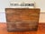 Brown Antique Jelke "Good Luck" Margarine Advertising Wooden Crate – Primitive Country Store Box With Original Illinois Tax Labels For Sale - Image 8 of 14