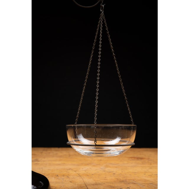 Traditional Early 20th Century Glass Apothecary Balance Scale For Sale - Image 3 of 7