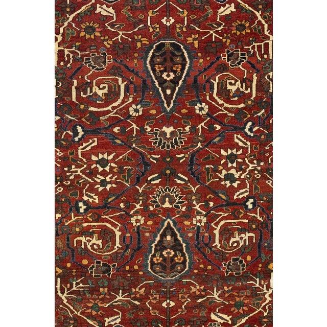Persian Fine Antique Persian Bakhtiari Rug 4'9" X 6’4" For Sale - Image 3 of 3