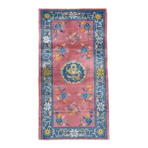 1920s Antique Chinese Hand Knotted Rug