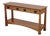 Stickley Highlands Mission Cherry 2 Drawer Sofa Table For Sale