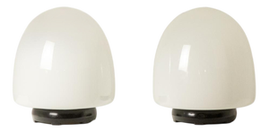 Egg-Shaped Glass Lamps from Leucos, Italy, 1960s, Set of 2