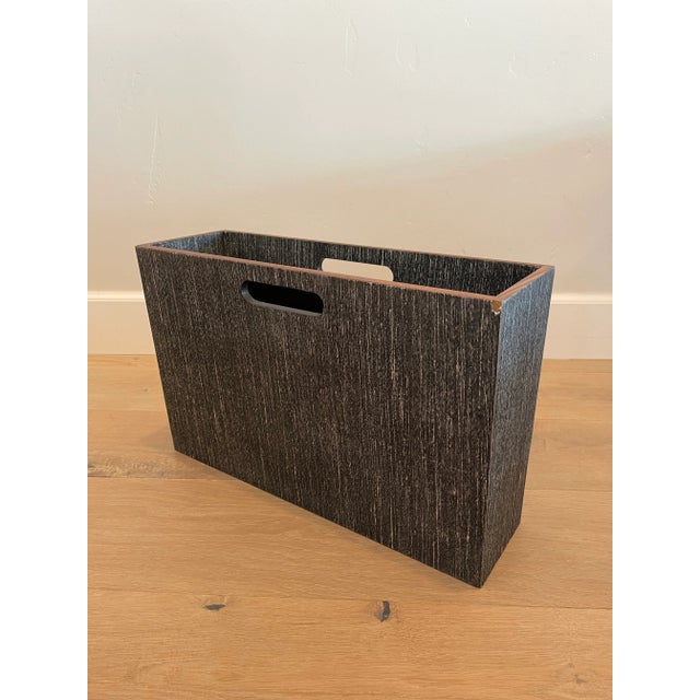 Wood Bruges Magazine Rack Pigeon & Poodle For Sale - Image 7 of 9