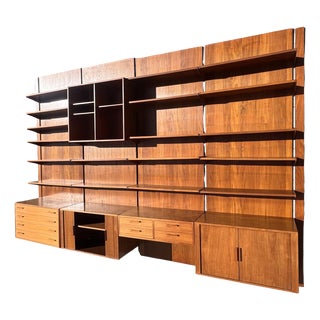 Vintage Wall Unit by Kai Kristiansen for FM Møbler, 1960s For Sale