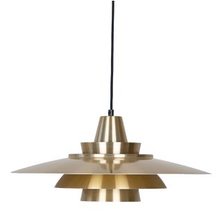 Vintage Aluminum Pendant Lamp by David Mogensen for Superlight, 1980s For Sale