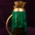 Gold Model 968D Thermos in Hand-Decorated Green Goatskin Parchment by Aldo Tura, Italy, 1960s For Sale - Image 8 of 18