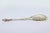 Metal Gold-Plated Silver Fruit Spoon with Twisted Handle and Pious Lady For Sale - Image 7 of 10
