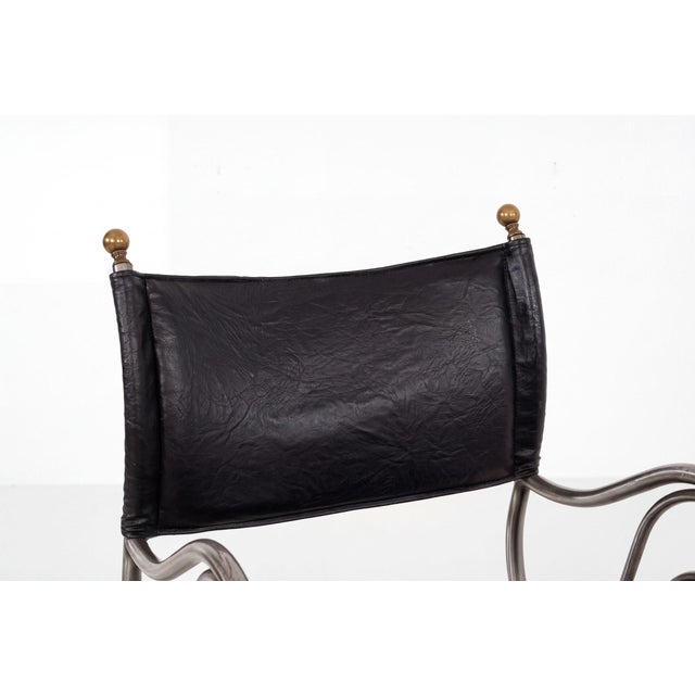 Black Pair of Shaver Howard Occasional Armchairs, 1965 For Sale - Image 8 of 13