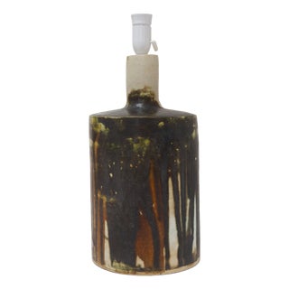 Mid-Century Modern Danish Stoneware Table Lamp, 1960s For Sale