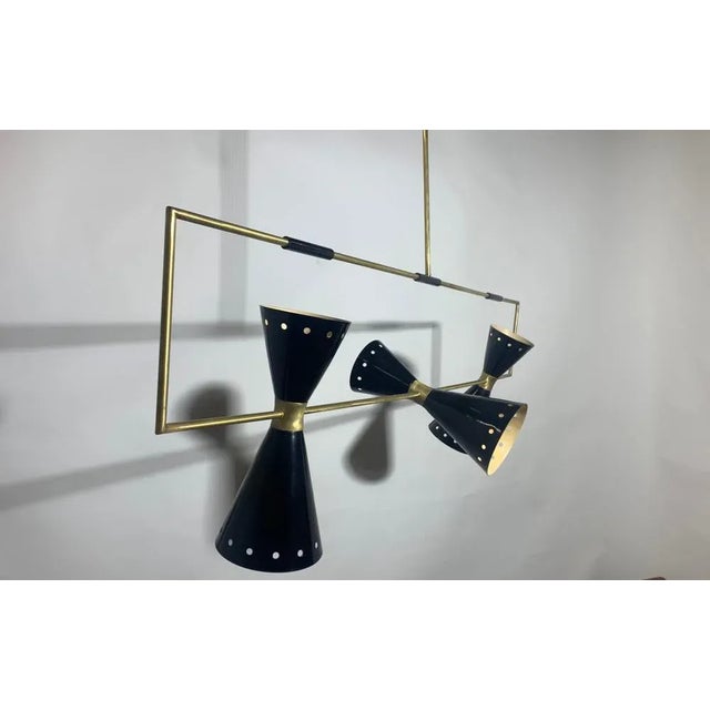 Mid-Century Ceiling Lamp, 1950s For Sale - Image 9 of 11