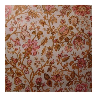 1970s Vintage Floral Paisley Wallpaper For Sale