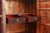 Red Antique Painted Medallions Red Lacquer Tall Cabinet For Sale - Image 8 of 10