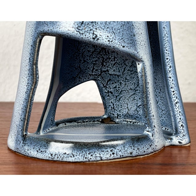 Postmodern Postmodern German Studio Pottery Abstract Candleholder and Aroma Lamp, 1980s For Sale - Image 3 of 18