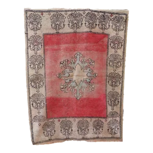 Vintage Moroccan Rug - 4'6" X 6'0" Ft