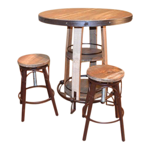 Crafters and Weavers Bayshore Pub Table Set - 3 Pieces