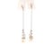 Traditional Akoya Pearl Earrings 14k White Gold Certified For Sale - Image 3 of 13