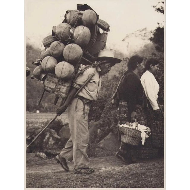 Hanna Seidel, Guatemalan Man, Black and White Photograph, 1960s For Sale - Image 3 of 3