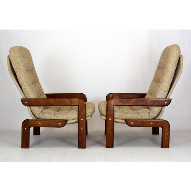 Mid-Century Modern Mid-Century Scandinavian Living Room Set, 1970s, Set of 3 For Sale - Image 3 of 18