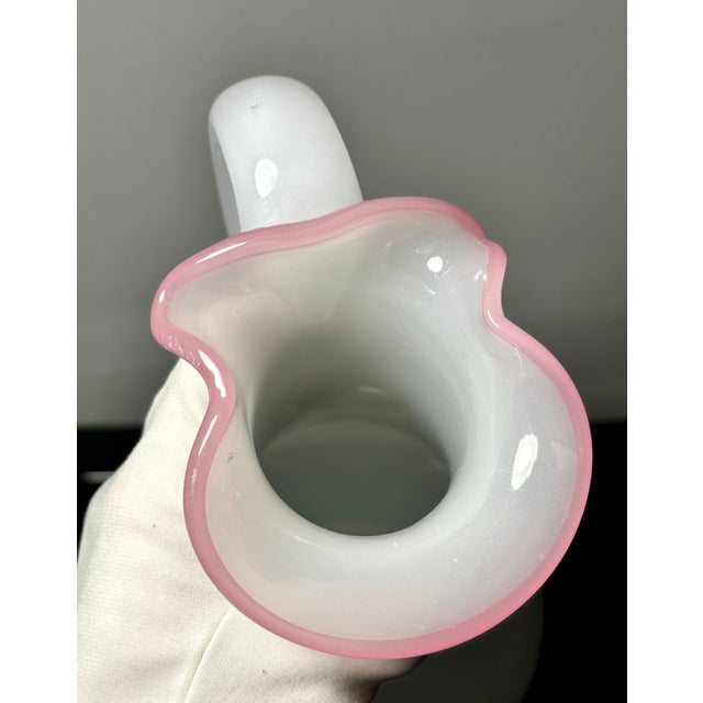 Opaline Rice Paste Pitcher from Baccarat / Saint Louis For Sale - Image 6 of 13