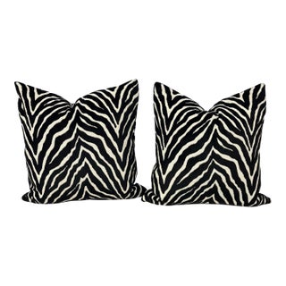 Zebra Print Custom Pillows For Sale