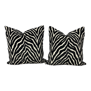 Zebra Print Custom Pillows