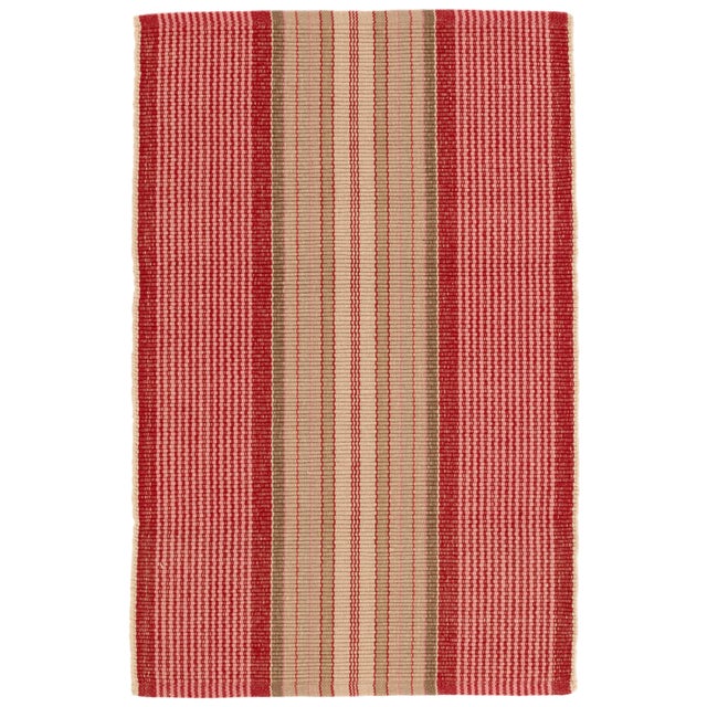 Dash & Albert by Annie Selke Framboise Woven Cotton Rug, 7' 6" x 9' 6" For Sale In Boston - Image 6 of 6