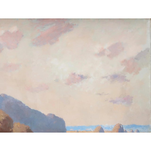 Realism Autumn Painting Leslandscape Oil Painting by Artist Gerasimova 1981 For Sale - Image 3 of 6