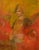 Unique figurative harlequin painting with Picasso style and abstract elements with dream-like layering by Robert Moesle...