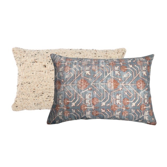 Traditional Khotan Pillow Cover, 12x20 Pillow For Sale - Image 3 of 3