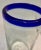 Vintage Cobalt Blue Rimmed Flower Vase For Sale In Portland, ME - Image 6 of 9