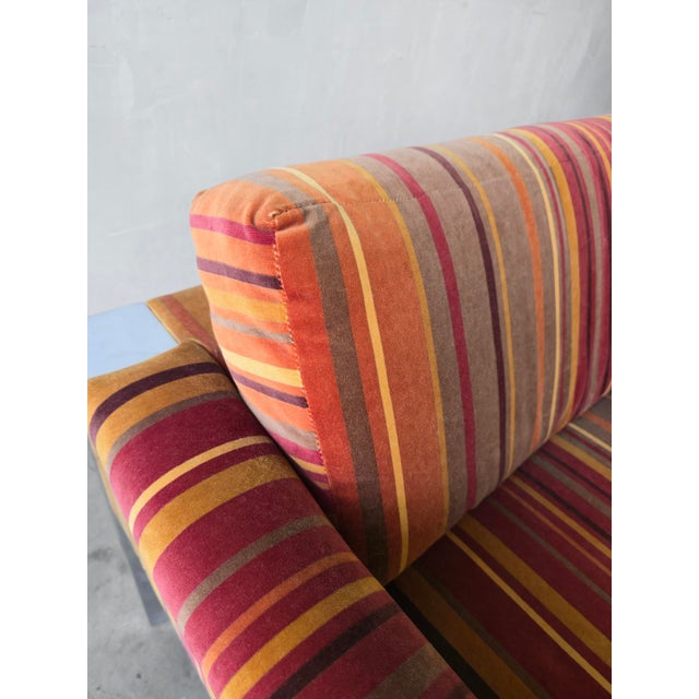Pair of Milo Baughman Cube Chrome Lounge Chairs For Sale - Image 9 of 10
