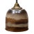 Mid-Century Modern Glazed Ceramic and Brass Pendant Lamps, Austria, 1960s, Set of 2 For Sale - Image 3 of 10