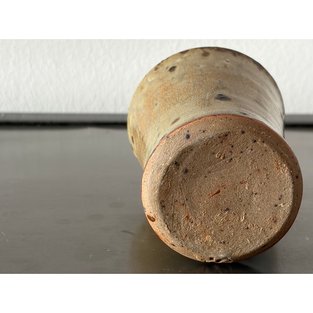 Contemporary Aesthetic Cup in Pyrite Stoneware by Gustave Tiffoche, France, 1970s For Sale - Image 3 of 13