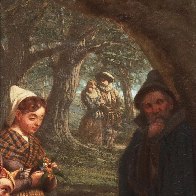Late 19th Century 'As You Like It' by Marcus Waterman, Circa 1890, Shakespearean Comedy, Theater Scene, Pastoral For Sale - Image 5 of 11