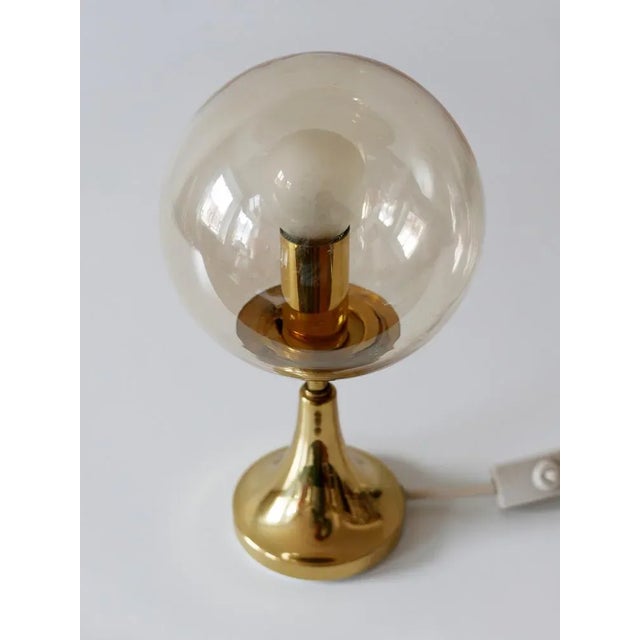 Mid-Century Modern Brass Table Lamp from Sölken Leuchten, Germany, 1960s For Sale - Image 4 of 12