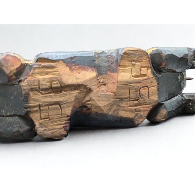 1950s Artisan Crafted Egyptian Revival Two-Headed Ram Sculpture For Sale - Image 15 of 15