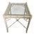 Vintage Thomasville Allegro Faux Bamboo Fretwork Glass-Top Side Tables, Pair of 2 For Sale In Tampa - Image 6 of 8