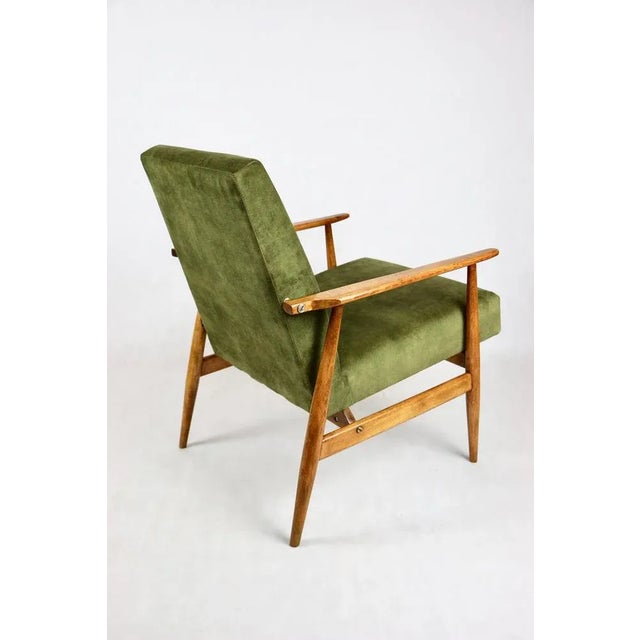 Forest Green Lis Chair in Olive Green by Henryk Lis, 1970s For Sale - Image 8 of 10