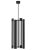 Modern Kelly Wearstler by Visual Comfort Studio Carson 4-Light Large Pendant, Midnight Black For Sale - Image 3 of 3