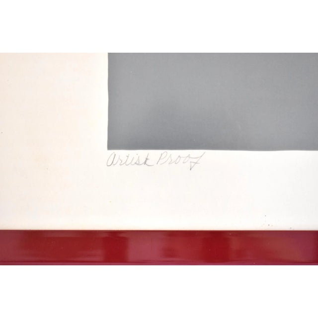 Vintage Framed Carol Dahl "Performance Art" Serigraph For Sale In San Francisco - Image 6 of 9